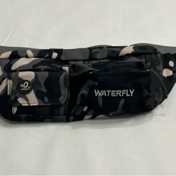 WATERFLY Fanny Pack for Women Men Water Resistant Belt Bag 4 Pockets - Picture 12 of 13